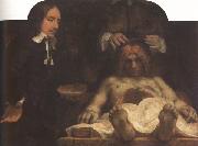 REMBRANDT Harmenszoon van Rijn The Anatomy Lesson of Dr Foan Deyman (mk33) oil painting on canvas